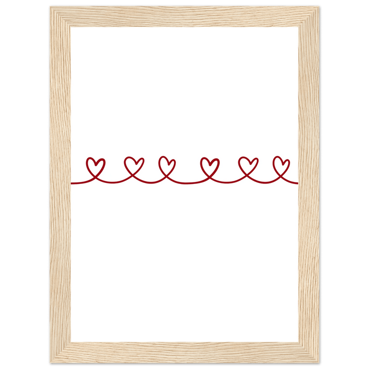 Affiche "Guirlande d'Amour" - MoodElle