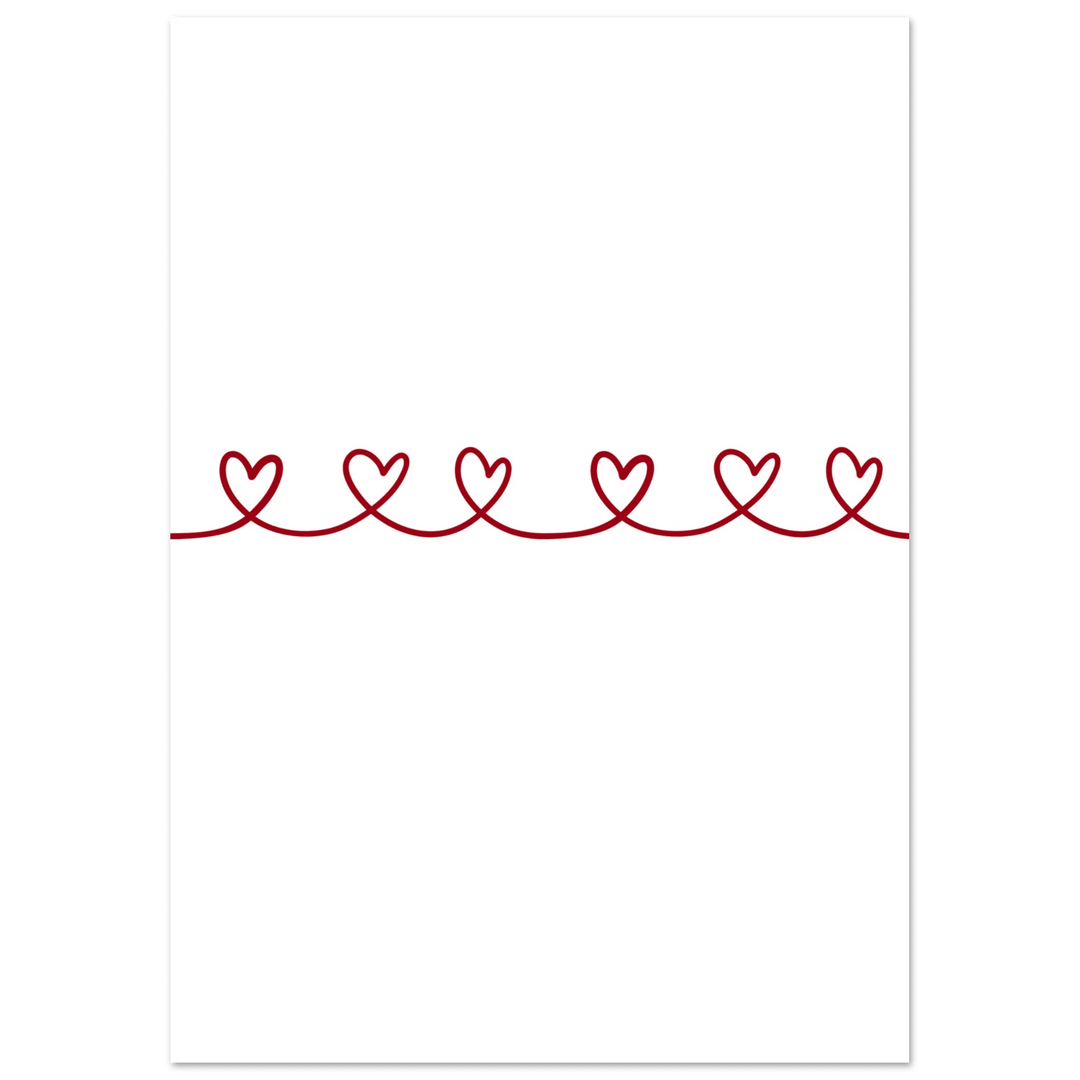 Affiche "Guirlande d'Amour" - MoodElle