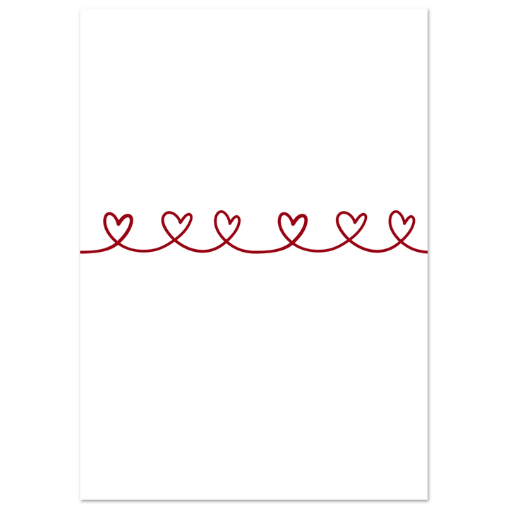 Affiche "Guirlande d'Amour" - MoodElle