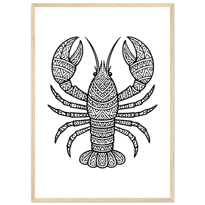 Affiche "homard" | Mandala - MoodElle