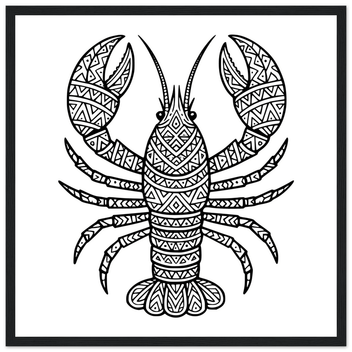 Affiche "homard" | Mandala - MoodElle
