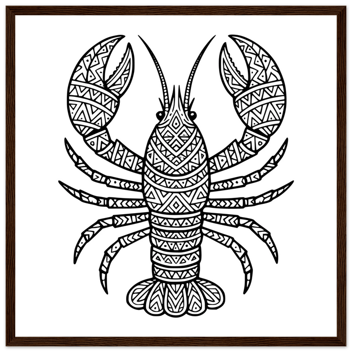 Affiche "homard" | Mandala - MoodElle