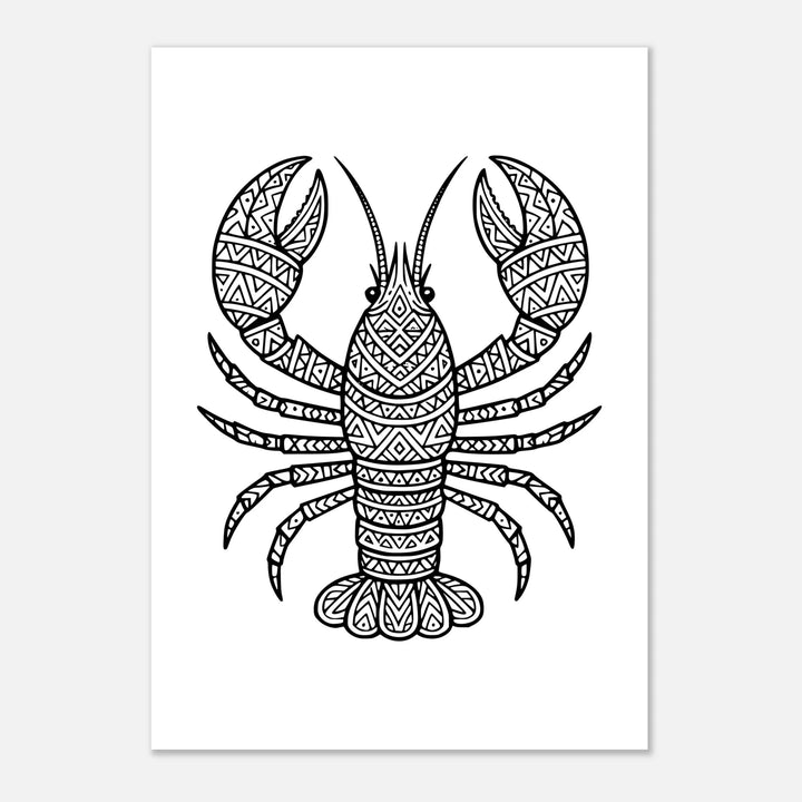Affiche "homard" | Mandala - MoodElle