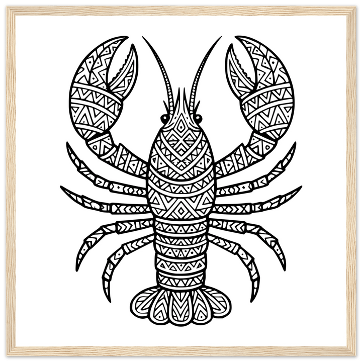 Affiche "homard" | Mandala - MoodElle