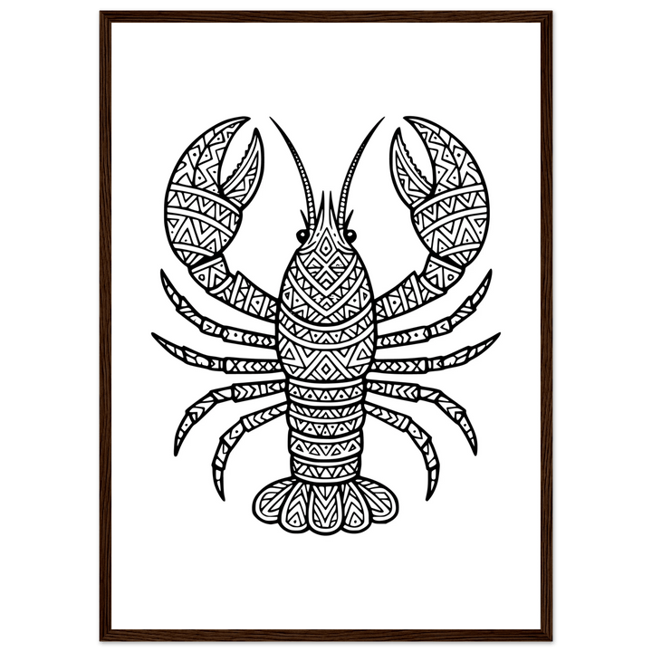 Affiche "homard" | Mandala - MoodElle
