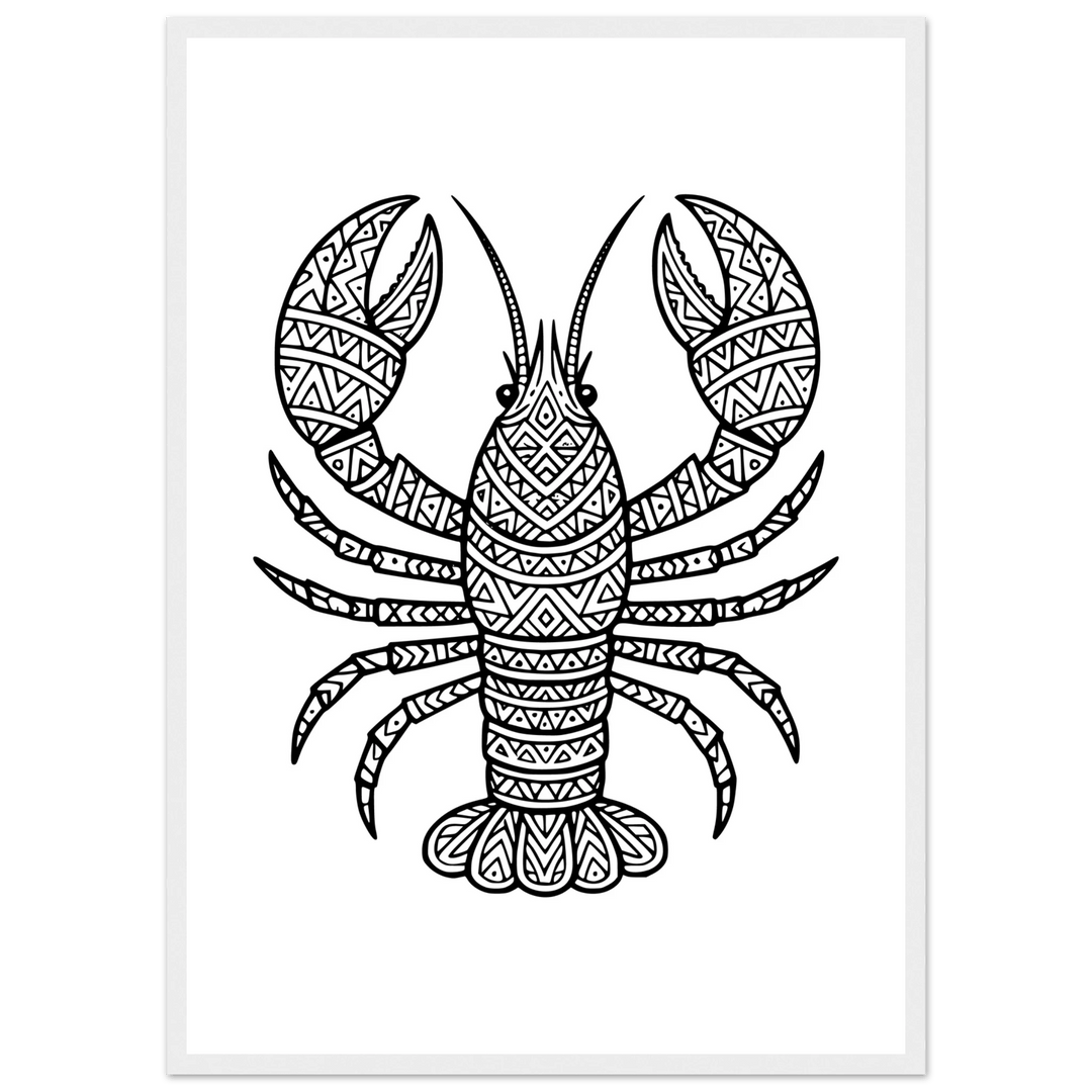 Affiche "homard" | Mandala - MoodElle
