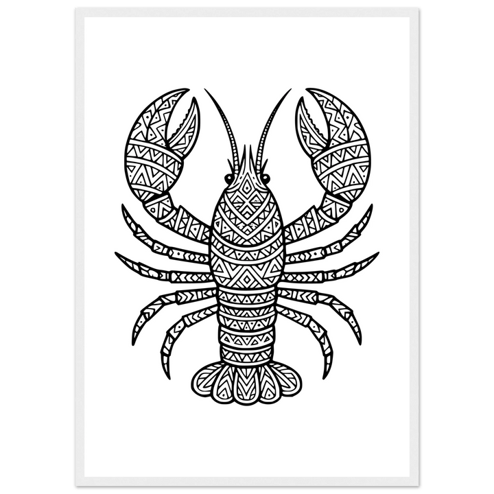 Affiche "homard" | Mandala - MoodElle