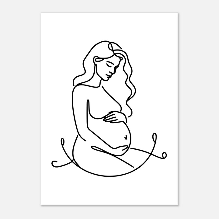 Affiche Maternité | Line Art - MoodElle