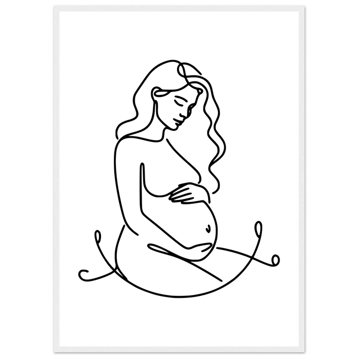 Affiche Maternité | Line Art - MoodElle