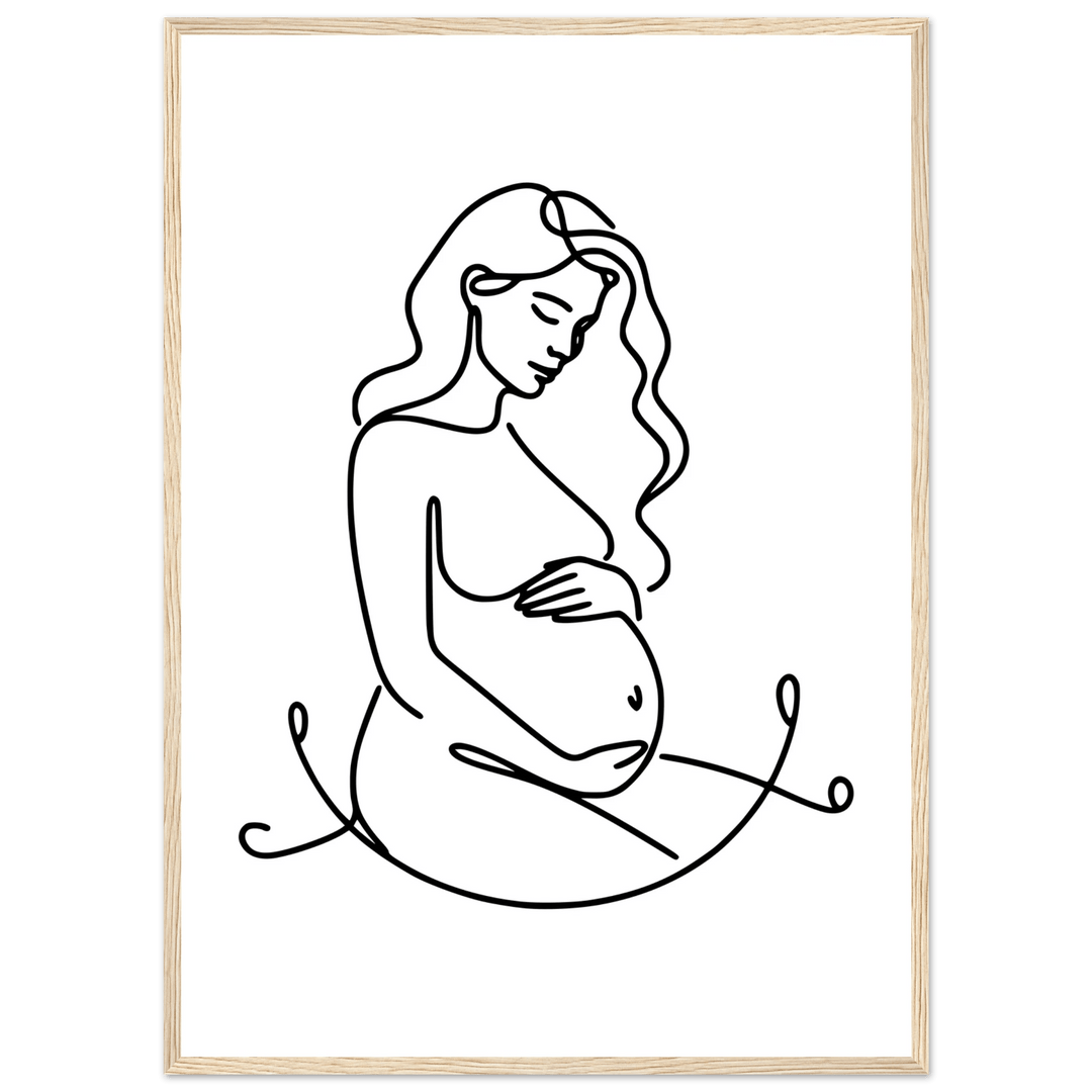 Affiche Maternité | Line Art - MoodElle