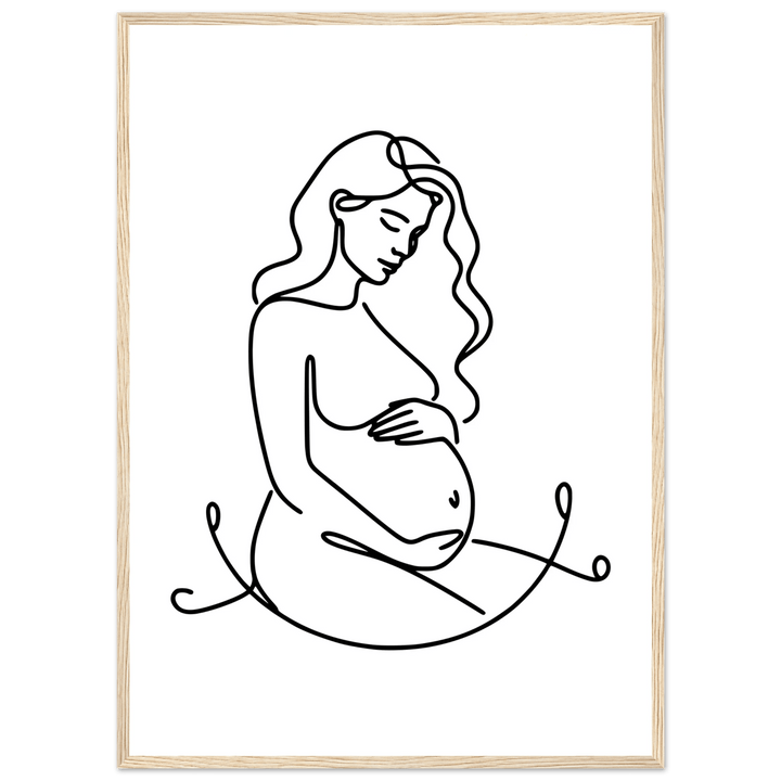 Affiche Maternité | Line Art - MoodElle