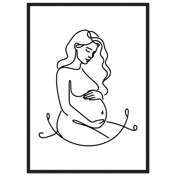 Affiche Maternité | Line Art - MoodElle