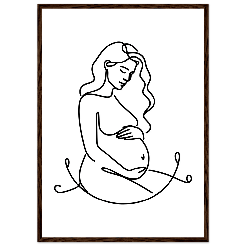 Affiche Maternité | Line Art - MoodElle