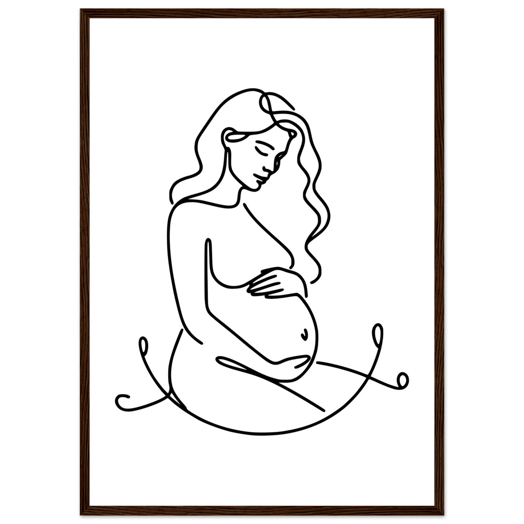 Affiche Maternité | Line Art - MoodElle