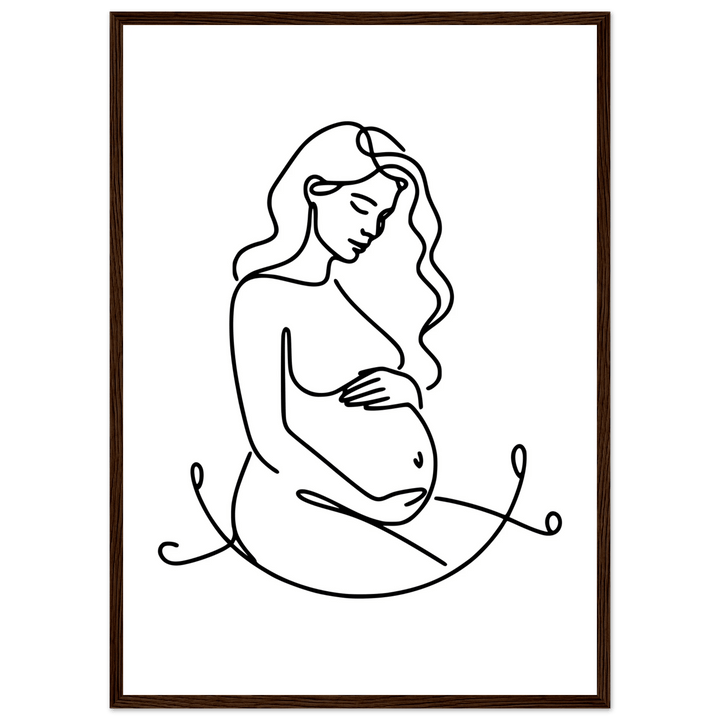 Affiche Maternité | Line Art - MoodElle