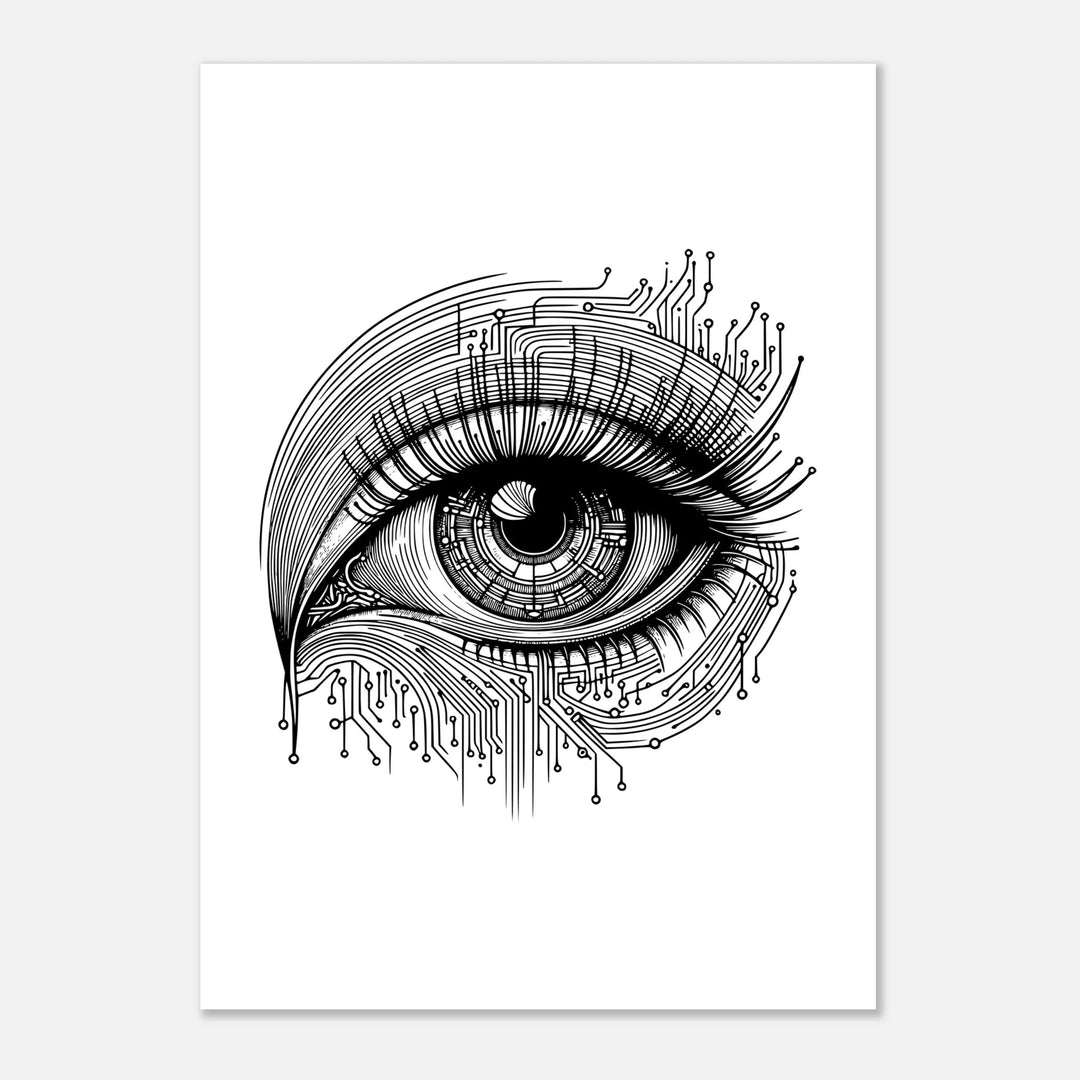 Affiche oeil cyberbétique - MoodElle