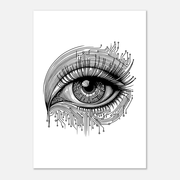 Affiche oeil cyberbétique - MoodElle