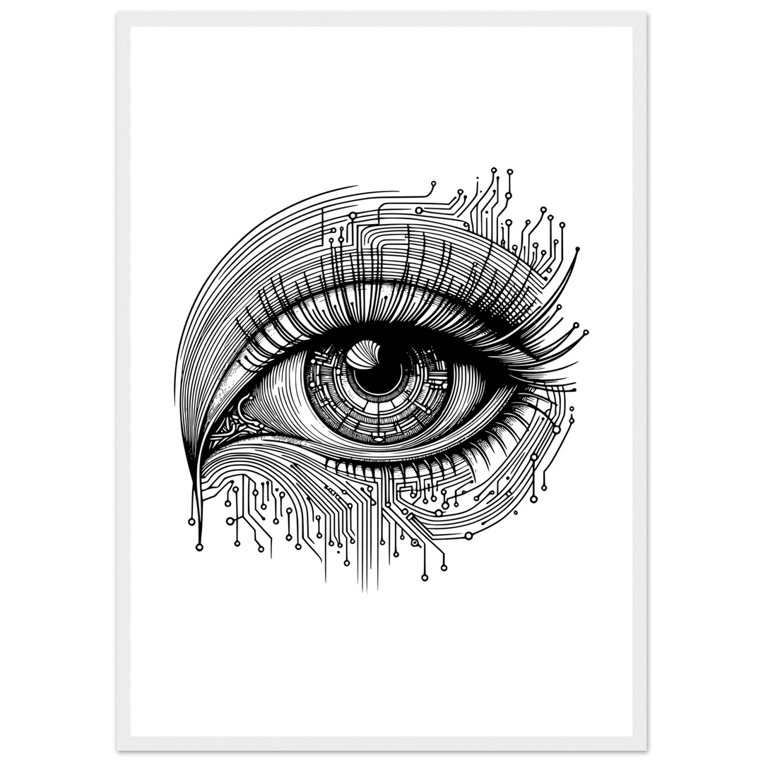 Affiche oeil cyberbétique - MoodElle