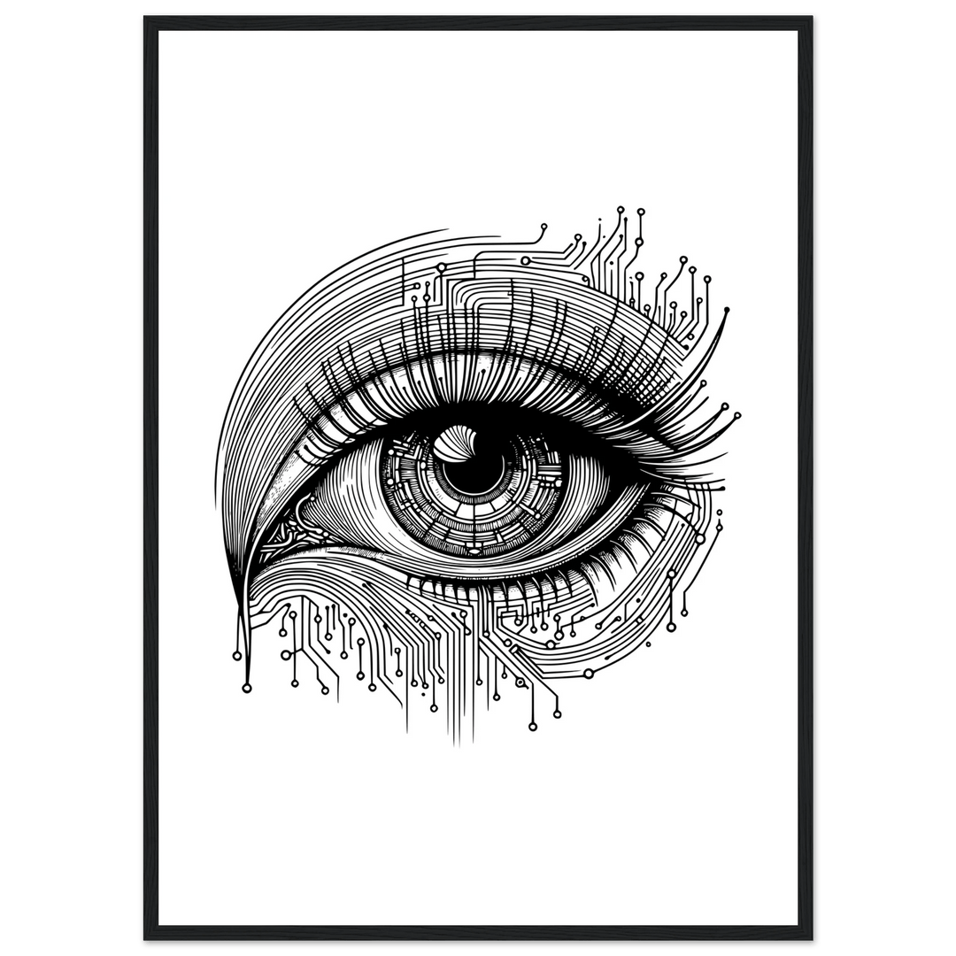 Affiche oeil cyberbétique - MoodElle