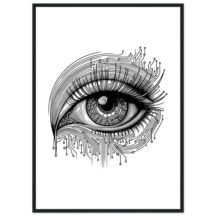 Affiche oeil cyberbétique - MoodElle
