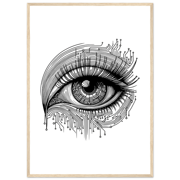 Affiche oeil cyberbétique - MoodElle
