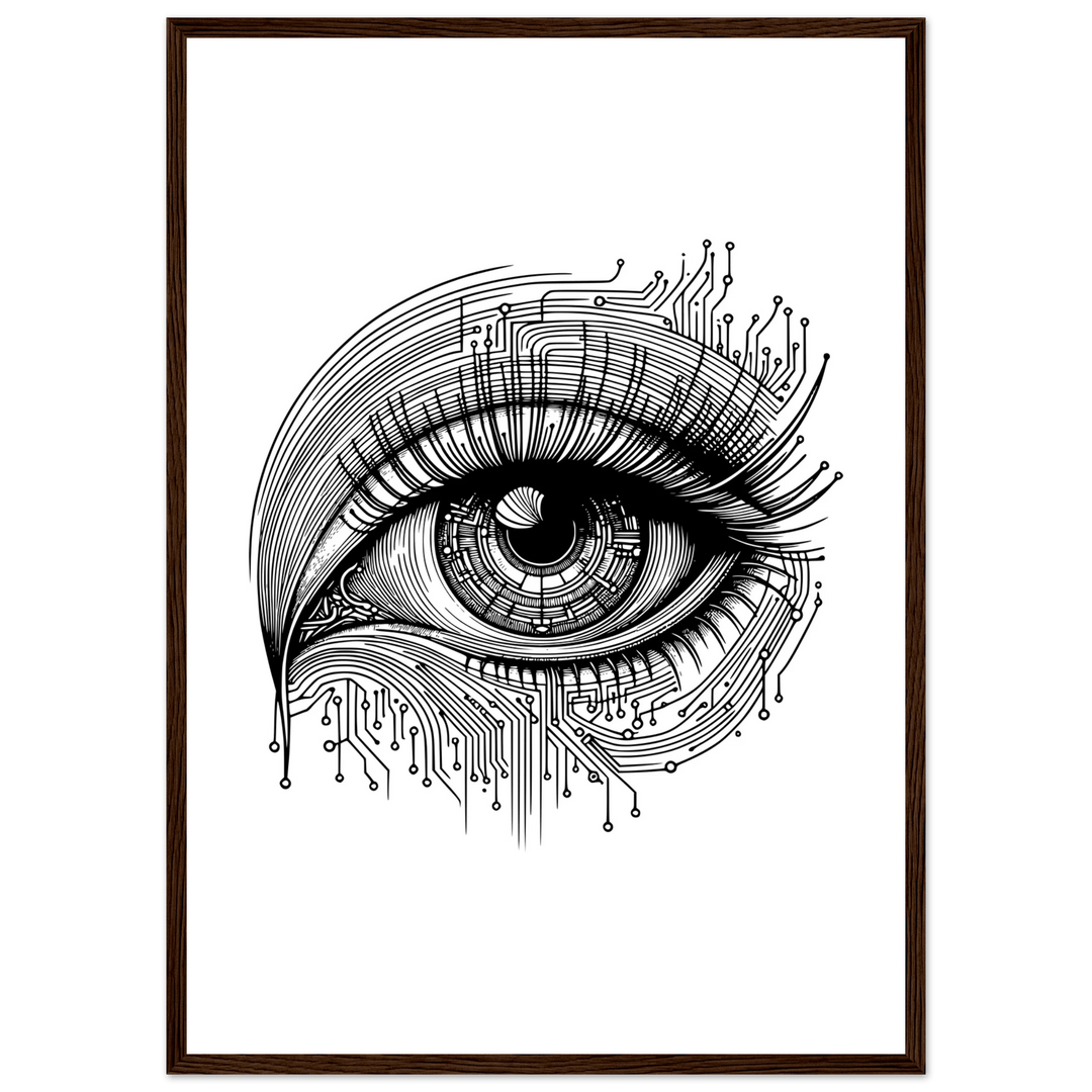 Affiche oeil cyberbétique - MoodElle