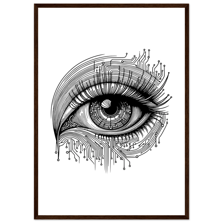 Affiche oeil cyberbétique - MoodElle