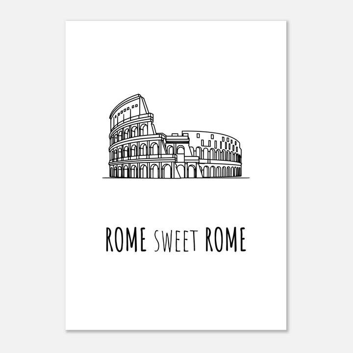 Affiche "Rome Sweet Rome" | Rome - MoodElle