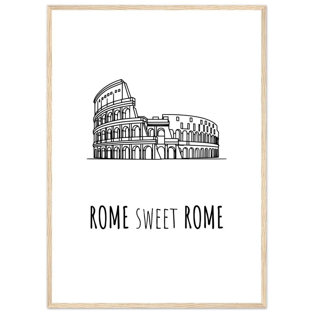 Affiche "Rome Sweet Rome" | Rome - MoodElle