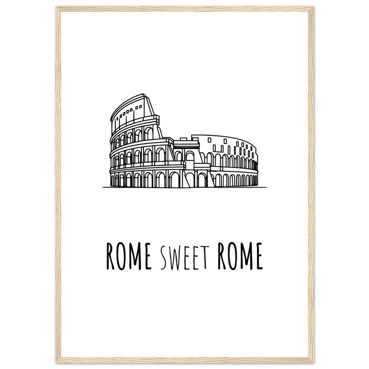 Affiche "Rome Sweet Rome" | Rome - MoodElle
