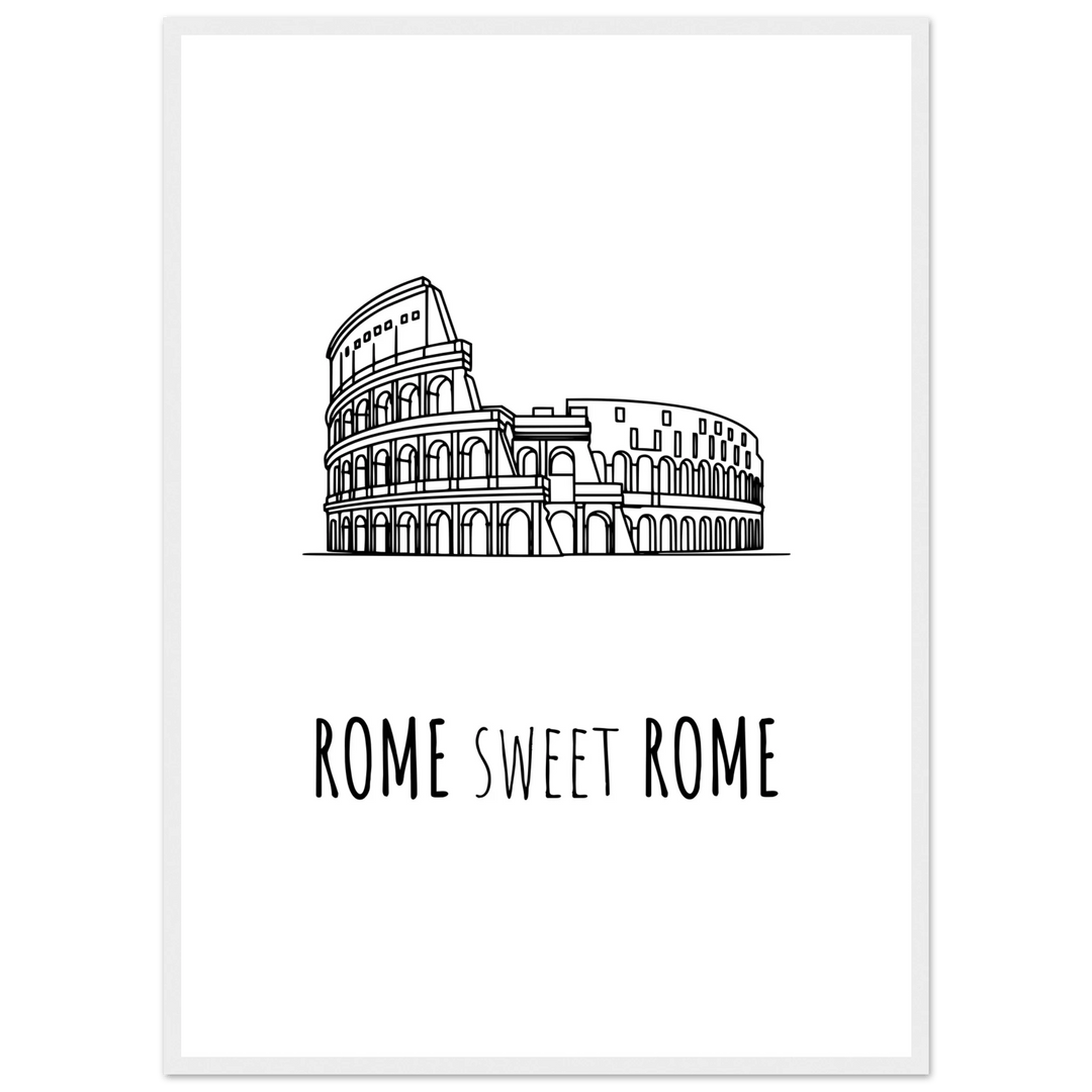 Affiche "Rome Sweet Rome" | Rome - MoodElle