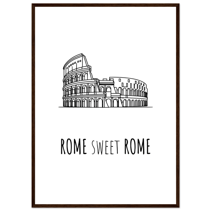 Affiche "Rome Sweet Rome" | Rome - MoodElle