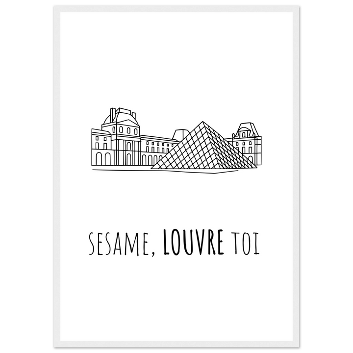 Affiche " Sésame, Louvre toi" | Musée du Louvre - MoodElle
