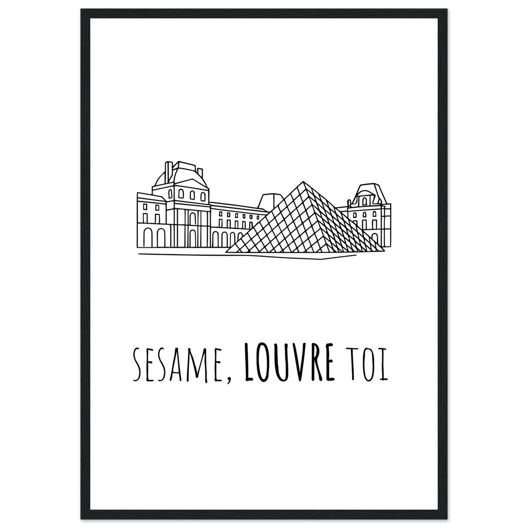 Affiche " Sésame, Louvre toi" | Musée du Louvre - MoodElle