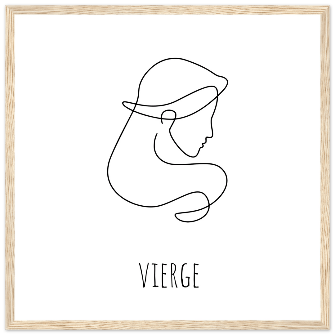 Affiche " Vierge" | Line Art - MoodElle