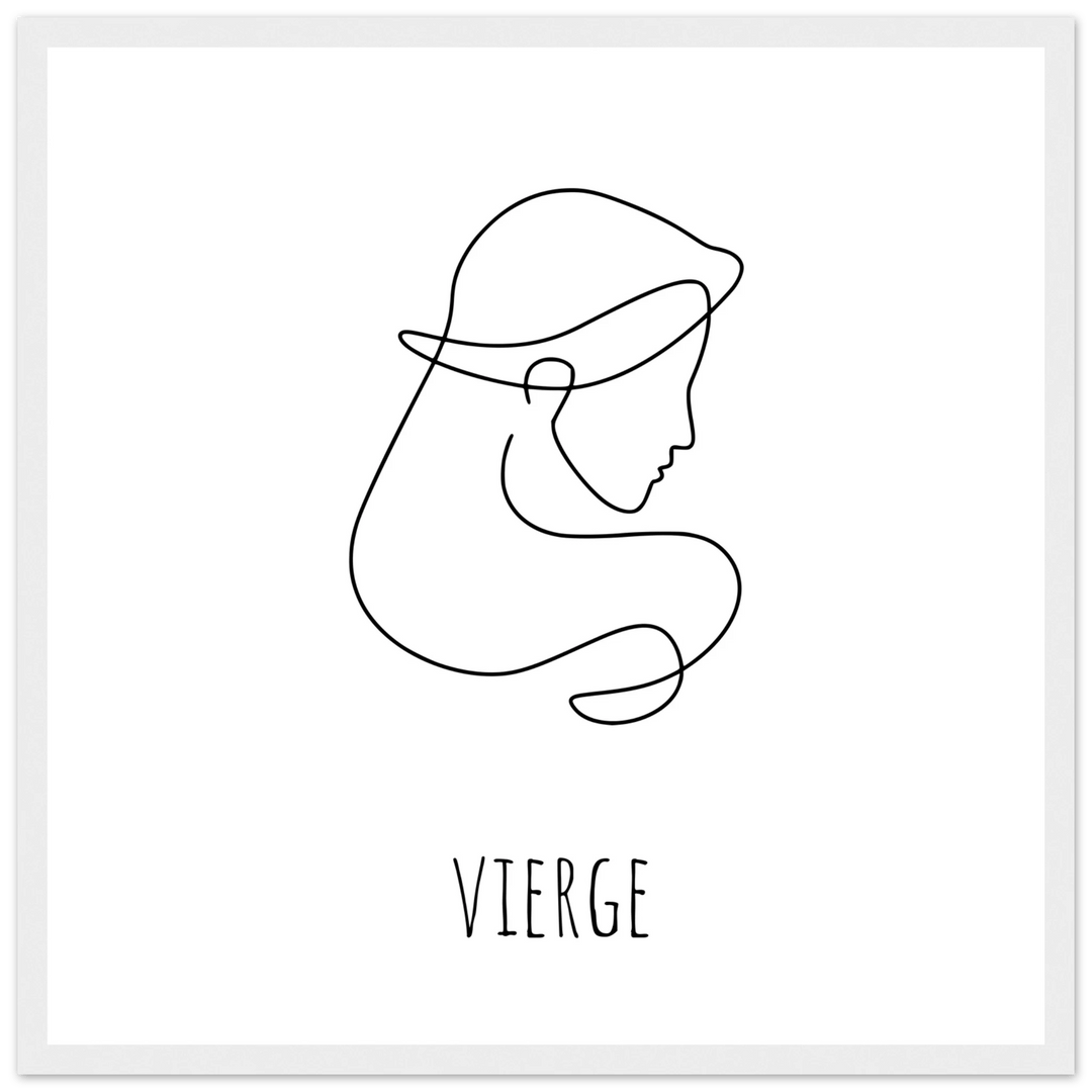Affiche " Vierge" | Line Art - MoodElle