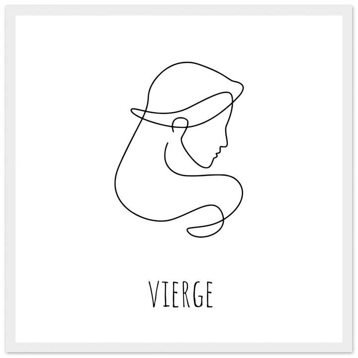 Affiche " Vierge" | Line Art - MoodElle