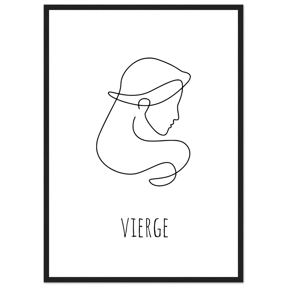 Affiche " Vierge" | Line Art - MoodElle