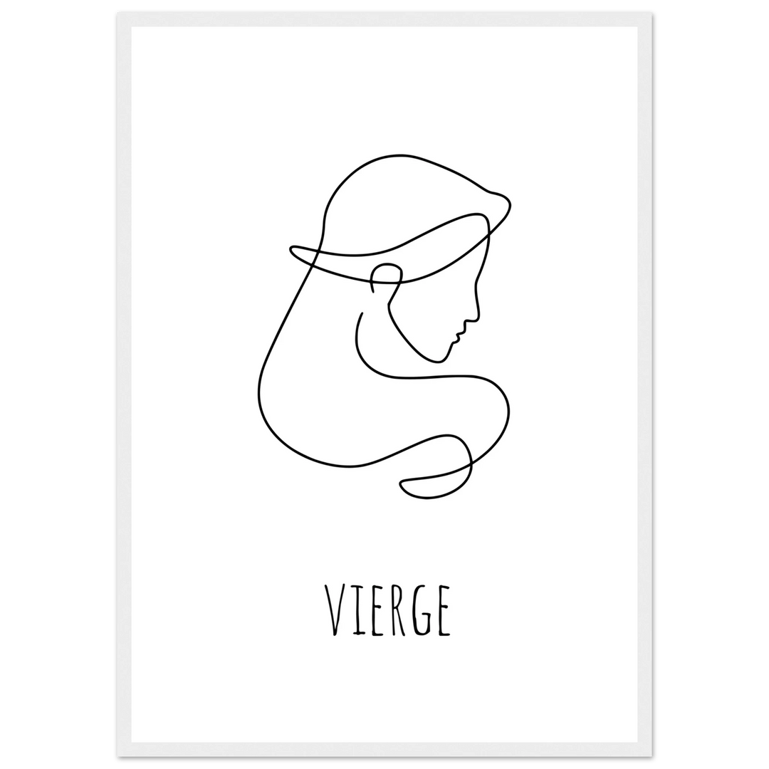 Affiche " Vierge" | Line Art - MoodElle