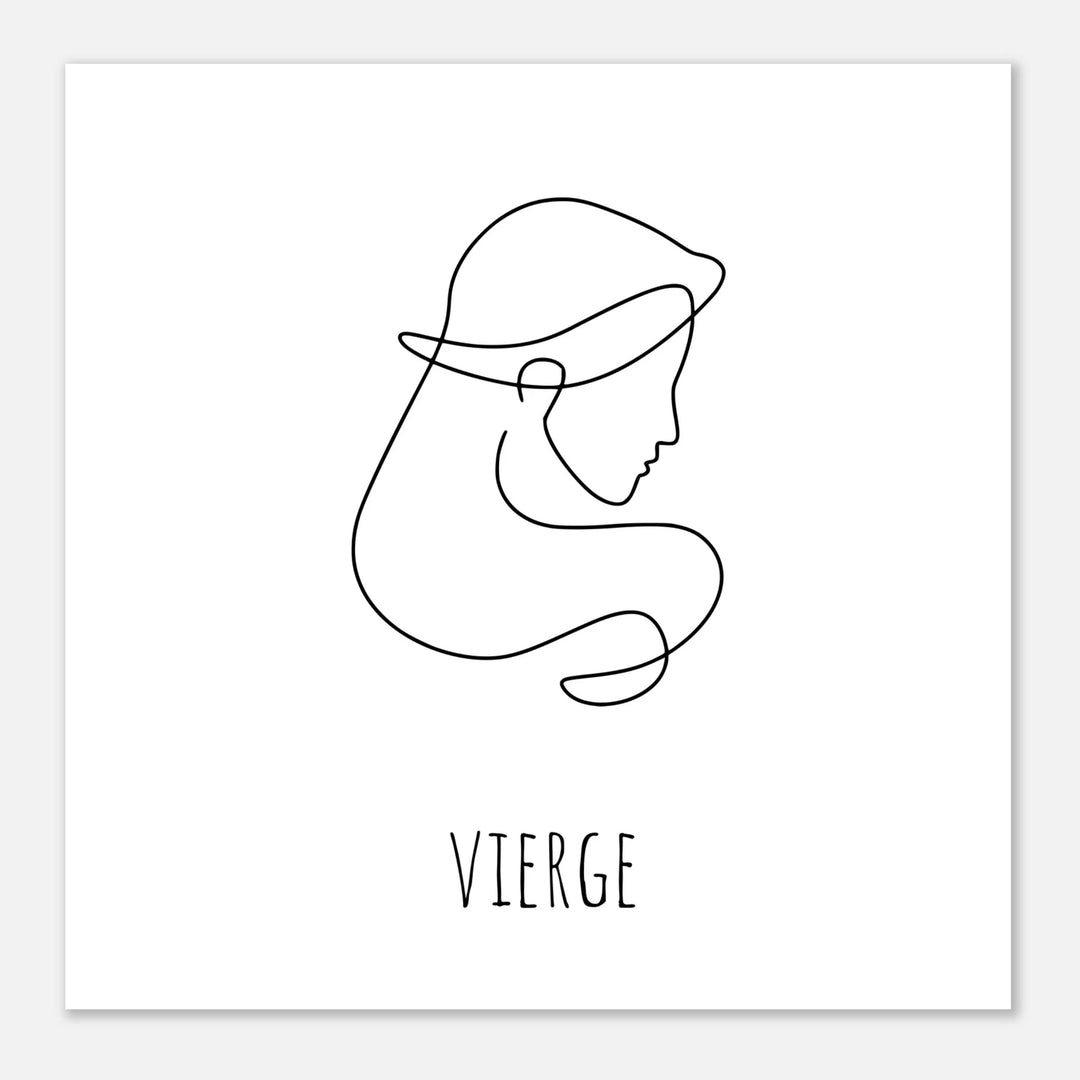 Affiche " Vierge" | Line Art - MoodElle