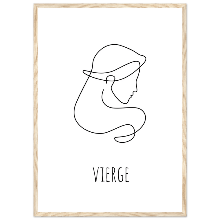 Affiche " Vierge" | Line Art - MoodElle