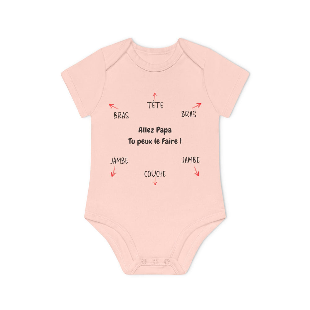Body bébé humour – “Allez Papa tu peux le faire !” – idée cadeau naissance drôle - MoodElle