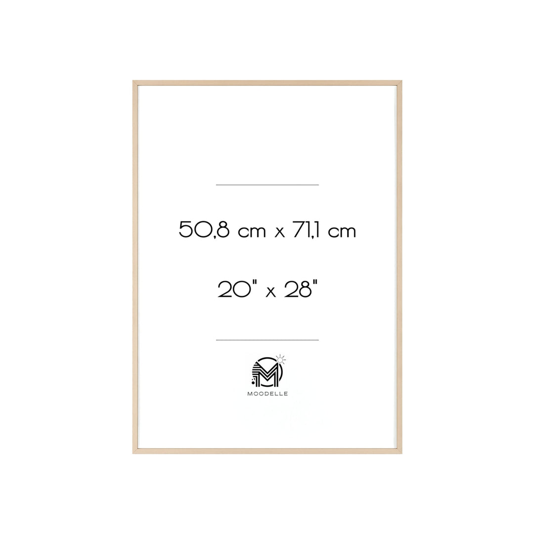 Cadre 20'x28' - bois – 50.8 x 71.1 cm - cadre mural ou à poser - MoodElle