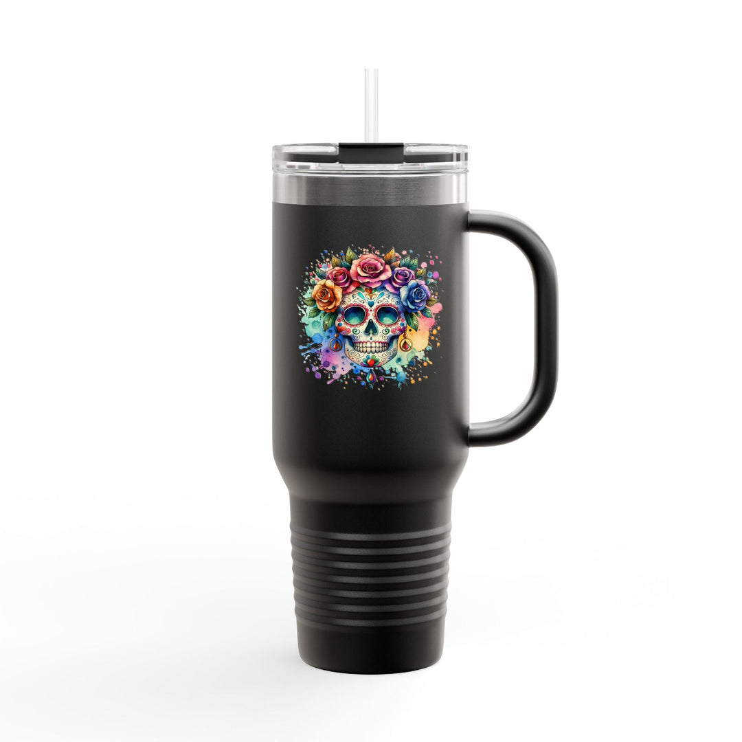 Gourde "Dia de Los Muertos" - Crâne Fleuri Coloré - MoodElle