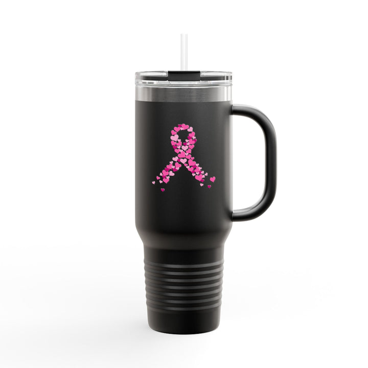 Gourde Solidaire Octobre Rose – Mug isotherme avec paille réutilisable - MoodElle