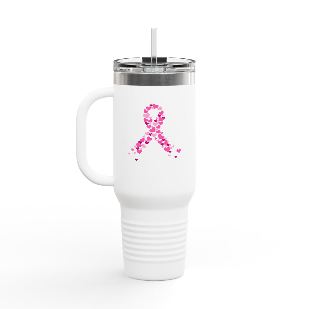 Gourde Solidaire Octobre Rose – Mug isotherme avec paille réutilisable - MoodElle