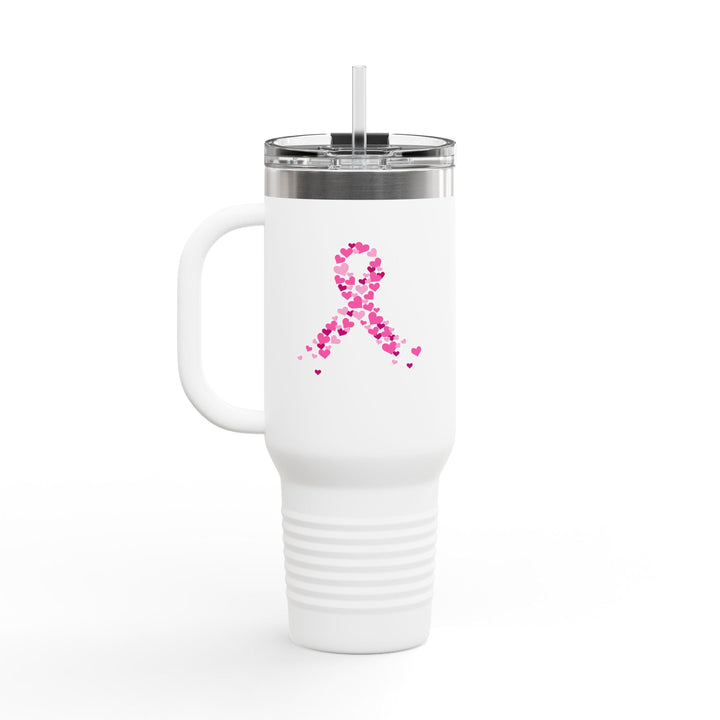 Gourde Solidaire Octobre Rose – Mug isotherme avec paille réutilisable - MoodElle