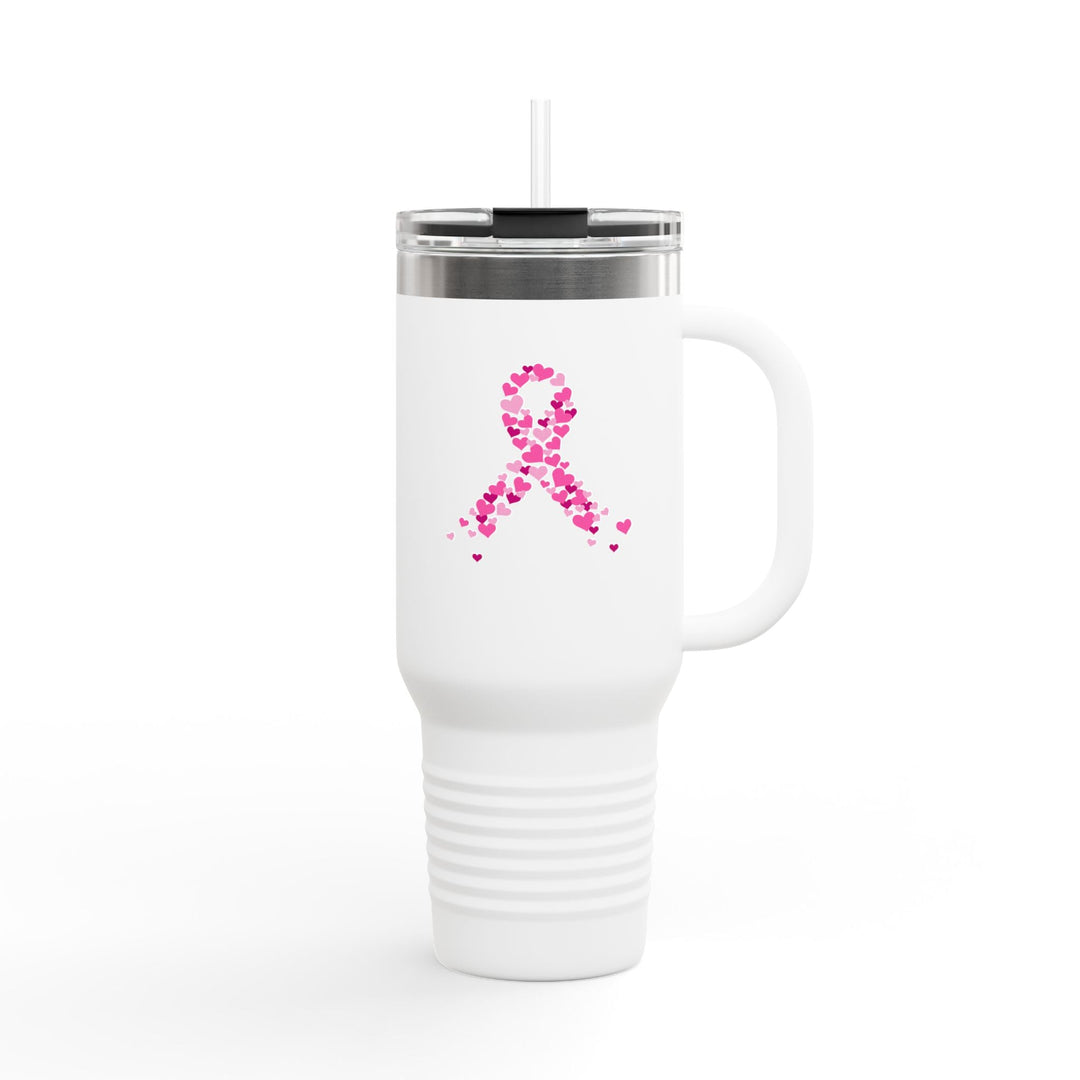 Gourde Solidaire Octobre Rose – Mug isotherme avec paille réutilisable - MoodElle
