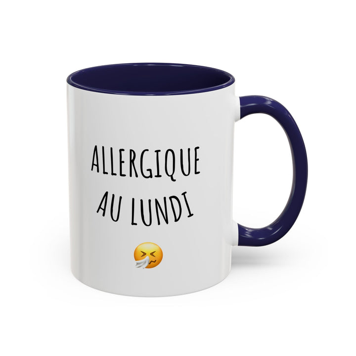 Mug "Allergique au Lundi" – Tasse humour pour les matins difficiles – Cadeau original anti - lundi - MoodElle