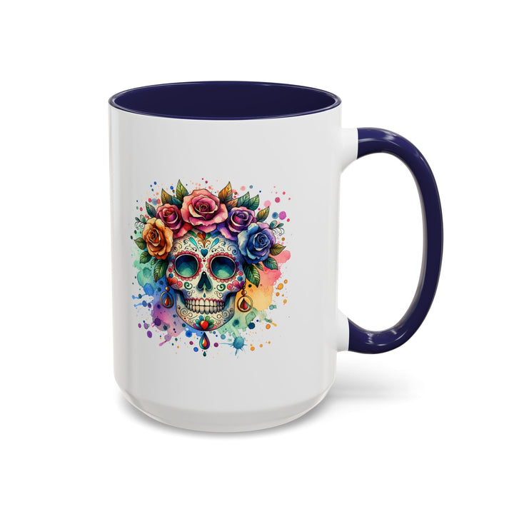 Mug Crâne Fleuri Coloré – Tasse Dia de los Muertos Originale - MoodElle